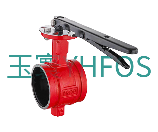 沟槽/卡箍式手柄蝶阀（衬体）--D81X