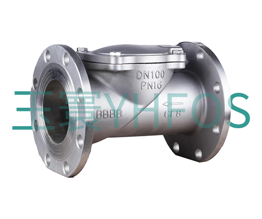 不锈钢橡胶瓣止回阀--H44X